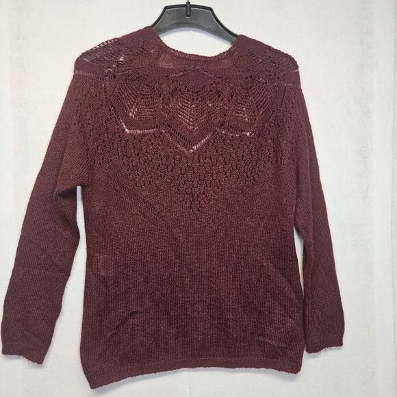 Sezane Daya Mohair Sweater in Prune - Picture 9 of 9